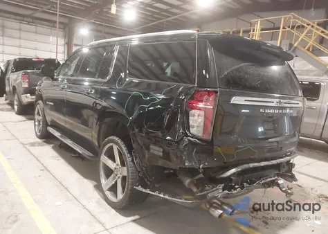 2021 Chevrolet Suburban 4Wd Premier z USA, uszkodzony, nr VIN 1GNSKFKD7MR205328